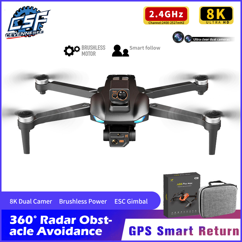 AE8 Pro Max Drone Brushless GPS  װ 360  ..